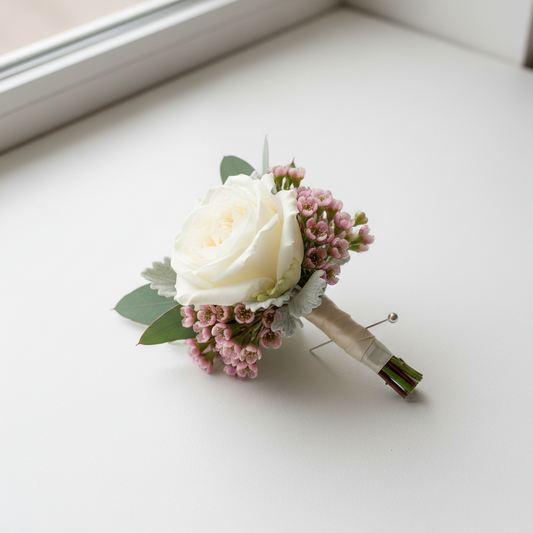 Prom bouquet and boutonnière combo
